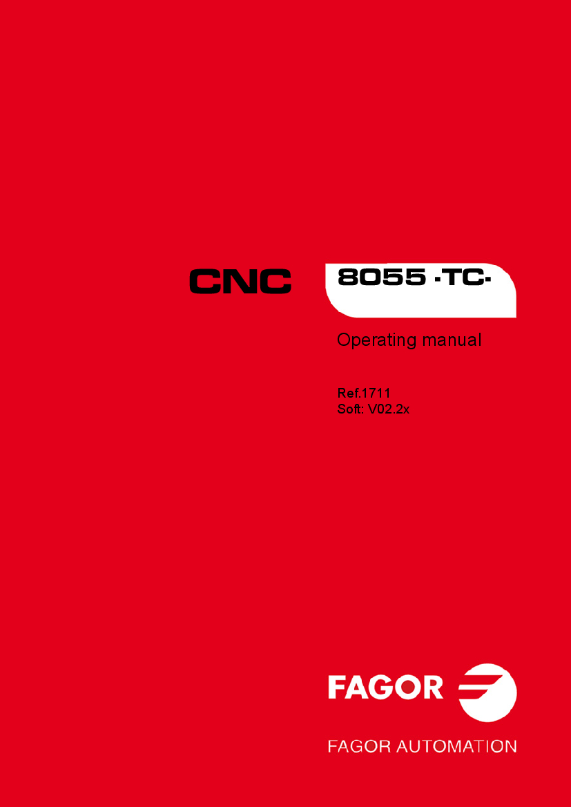 发格8055TC(车床)操作手册(英文版)