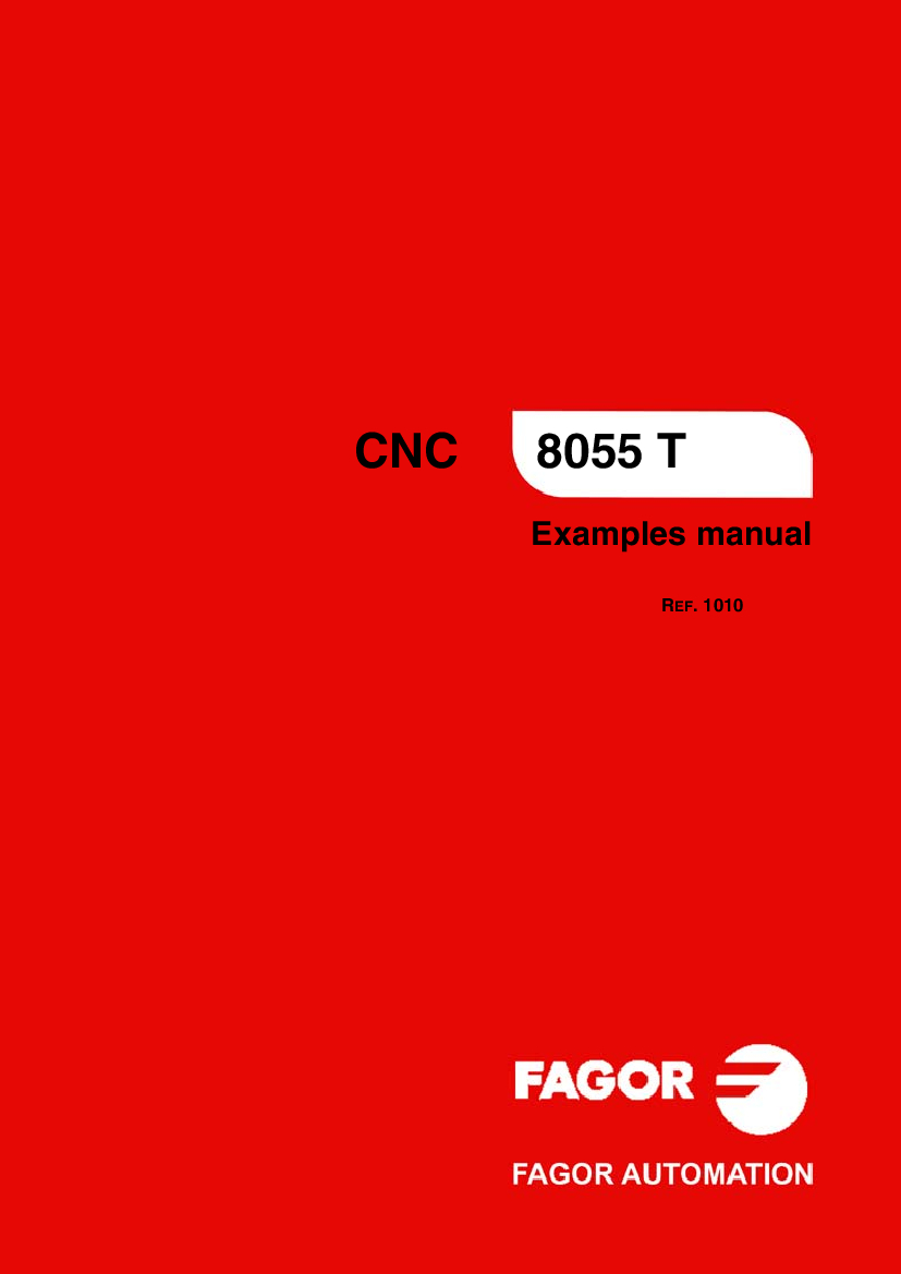 发格8055T(车床)示例手册(英文版)