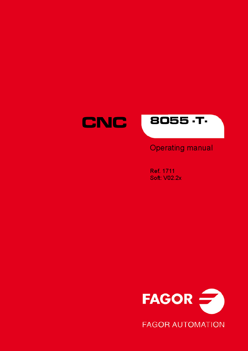 发格8055T(车床)操作手册(英文版)