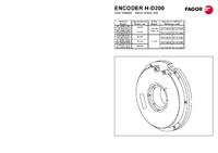 发格高分辨率孔式编码器手册H-D200（200509版）