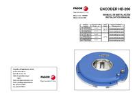 发格高分辨率孔型编码器手册H-D200(200909英文版)