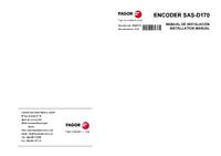 发格高分辨率轴式编码器手册SAS-D170(201412英文版)