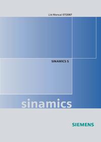  s120西门子驱动伺服调整参数说明书