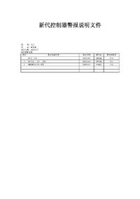 台湾新代数控系统新代控制器警报说明文件